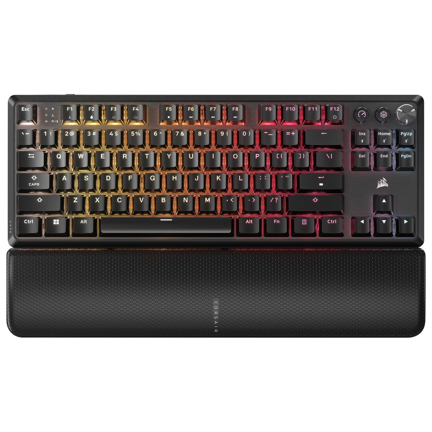 Corsair K70 CORE Wireless Backlit Mechanical Red Linear TKL Gaming Keyboard - Black - Only at Best Buy