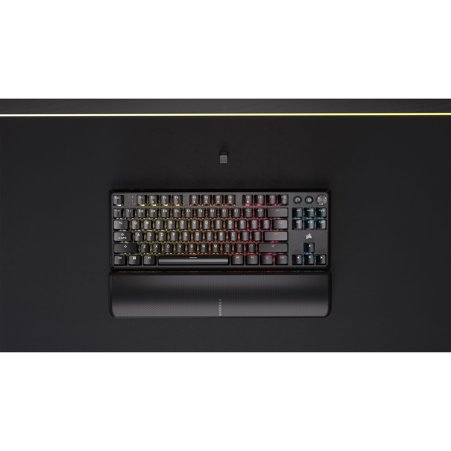 Corsair K70 CORE Wireless Backlit Mechanical Red Linear TKL Gaming Keyboard - Black - Only at Best Buy