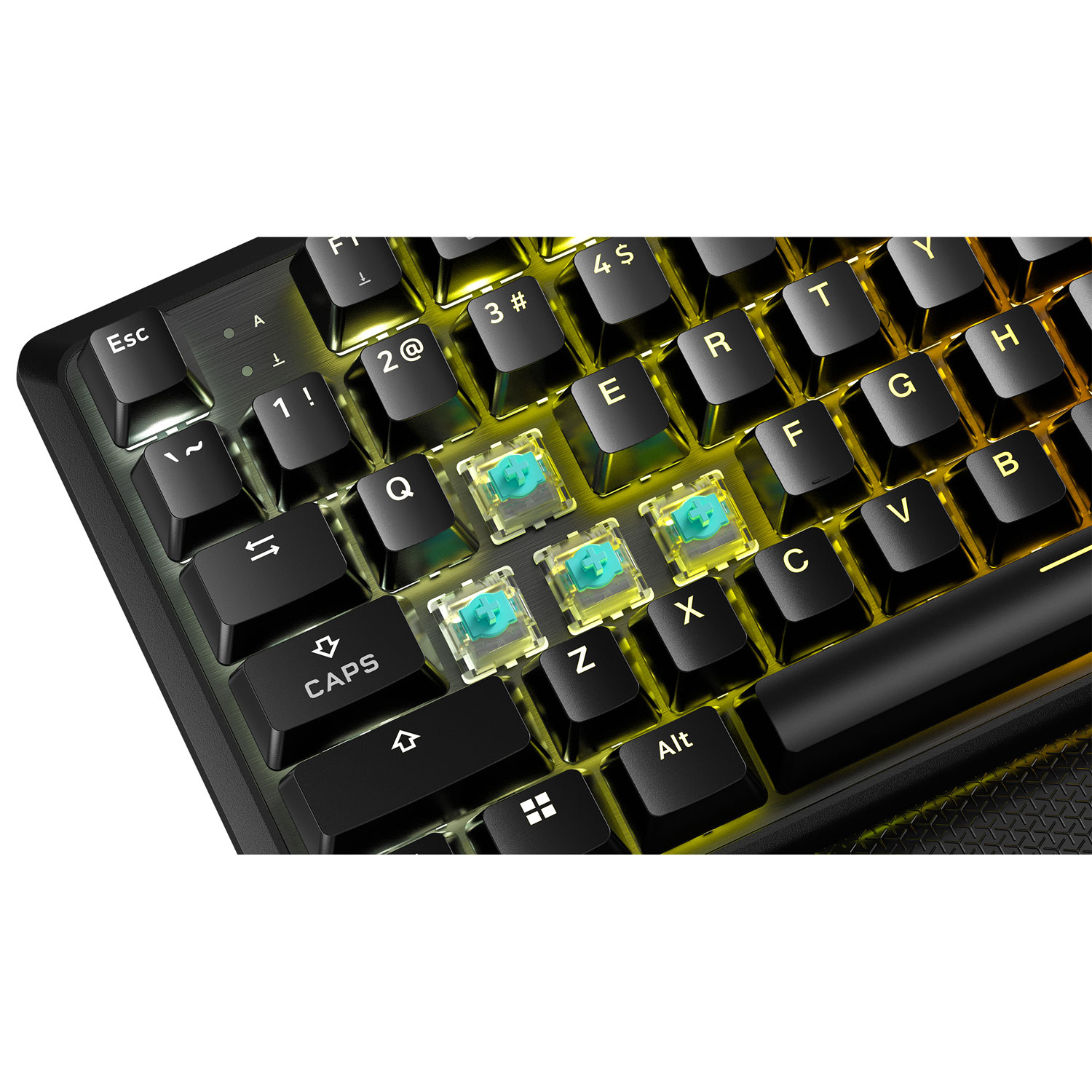 Clavier de jeu sans pavé numérique avec fil rétroéclairé à commutateurs magnétiques linéaires K70 Pro de Corsair - Noir