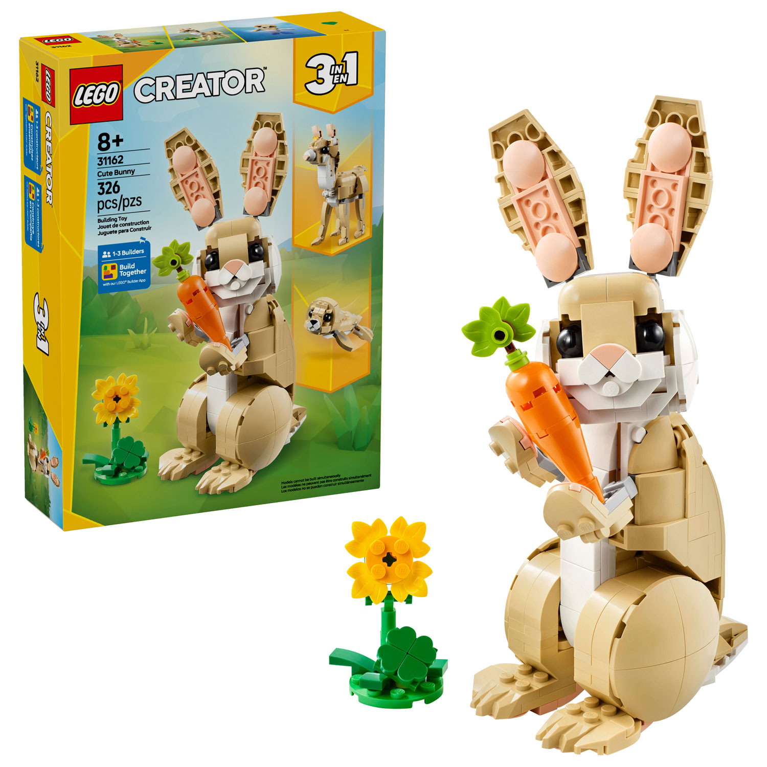 LEGO Creator: Cute Bunny - 326 Pieces