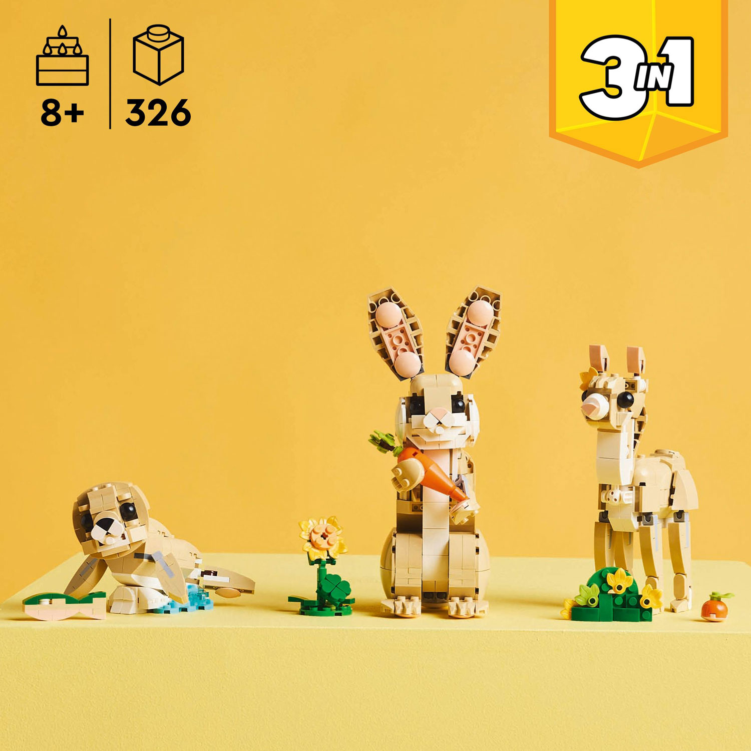 LEGO Creator: Cute Bunny - 326 Pieces