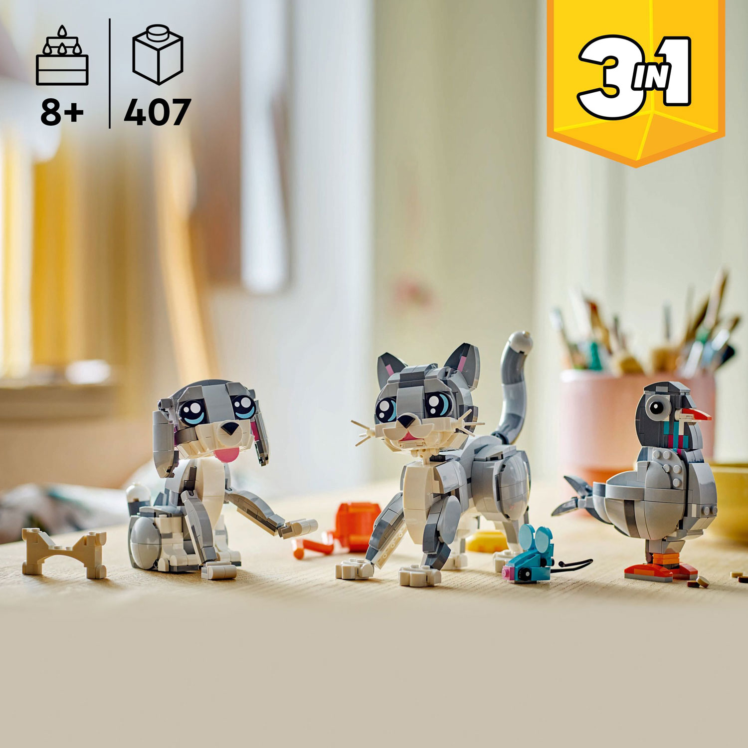 LEGO Creator : Le chat enjoué - 407 pièces