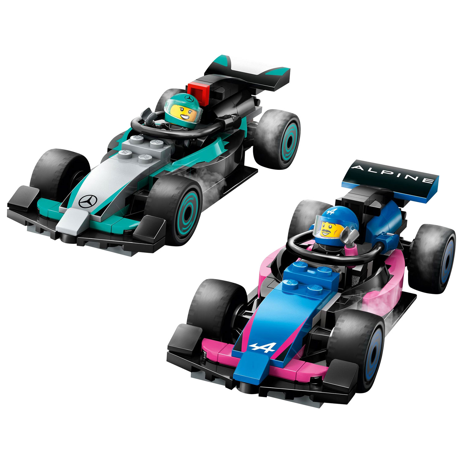 LEGO City : Le garage de F1 et les voitures Mercedes-AMG et Alpine - 678 pièces