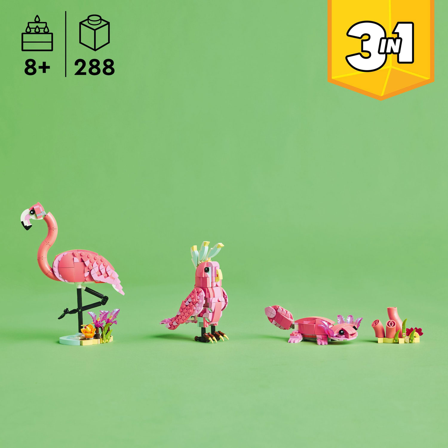 LEGO Creator: Wild Animals Pink Flamingo - 288 Pieces