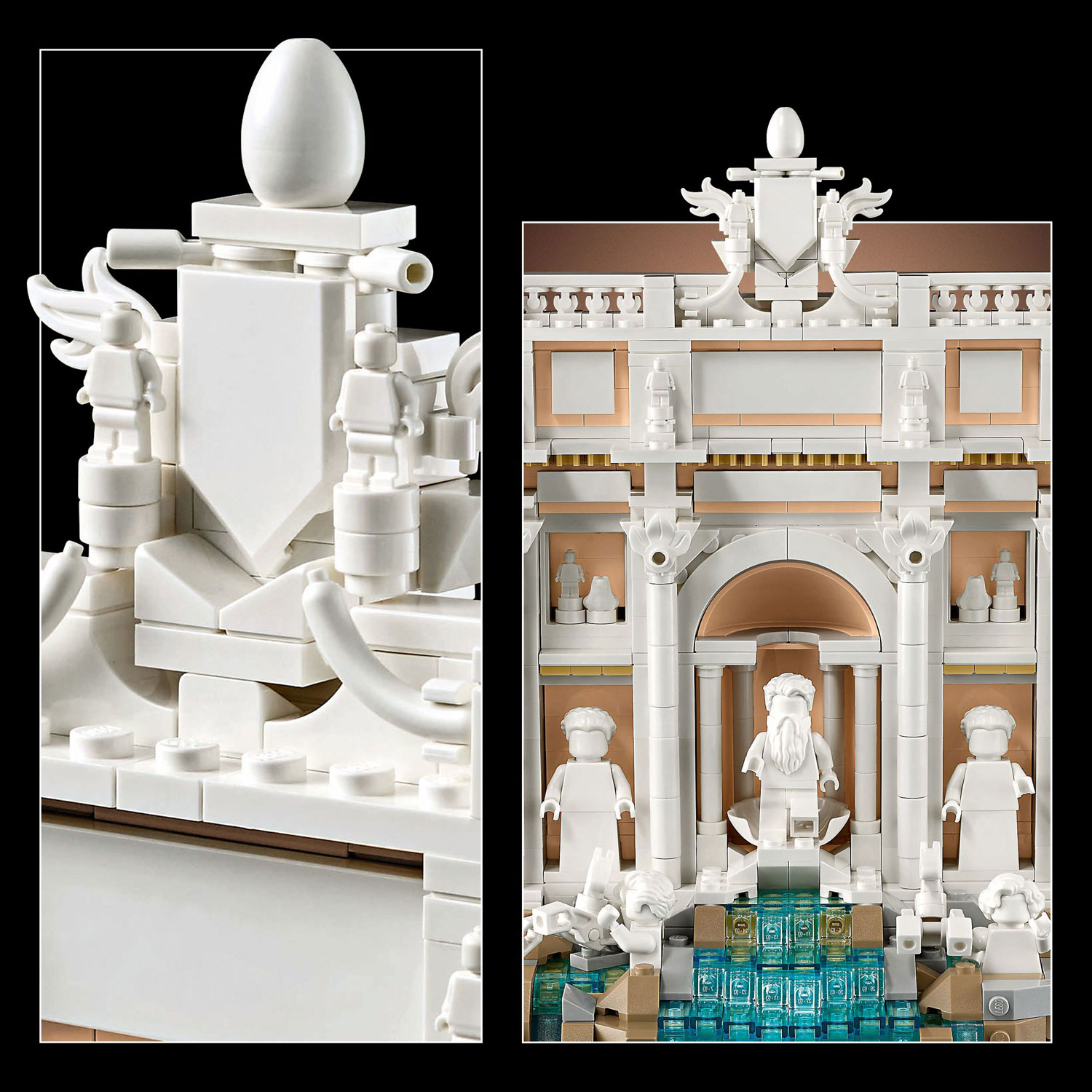 LEGO Architecture : La fontaine de Trevi - 1880 pièces