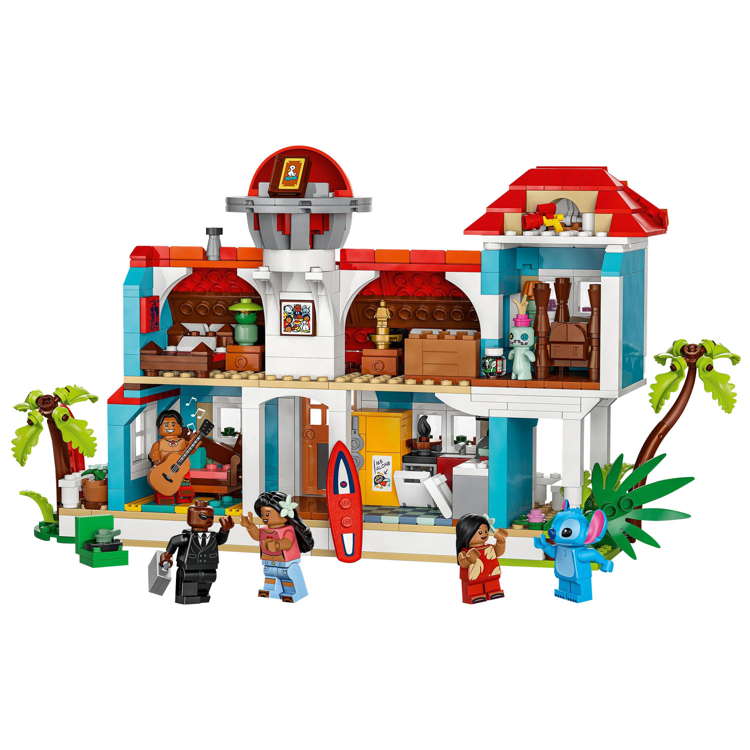 LEGO Disney: La maison sur la plage de Lilo et Stitch - 834 pièces