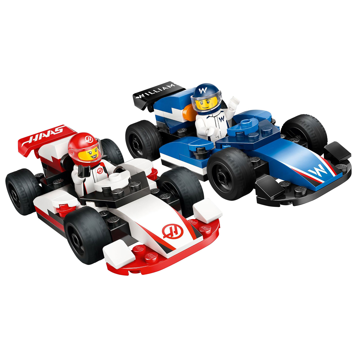LEGO City : Les voitures de course de F1 Williams Racing et Haas F1 - 92 pièces
