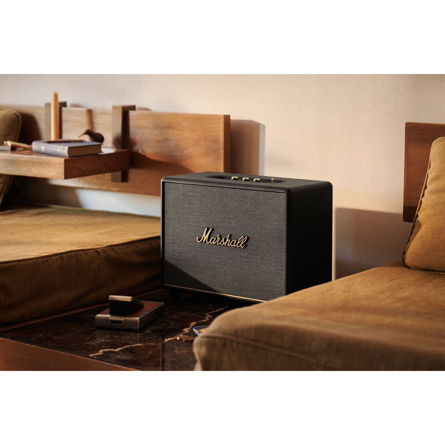 Haut-parleur sans fil Bluetooth Woburn III de Marshall - Noir