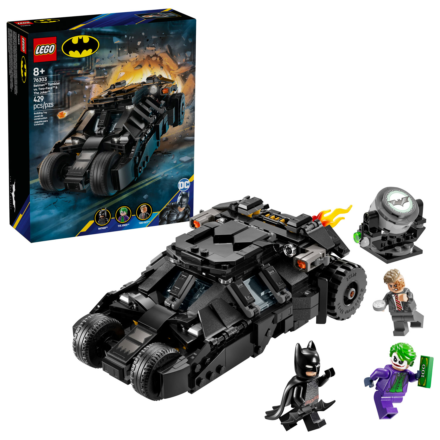 LEGO Batman: La Tumbler de Batman contre Double-Face et le Joker - 429 pièces