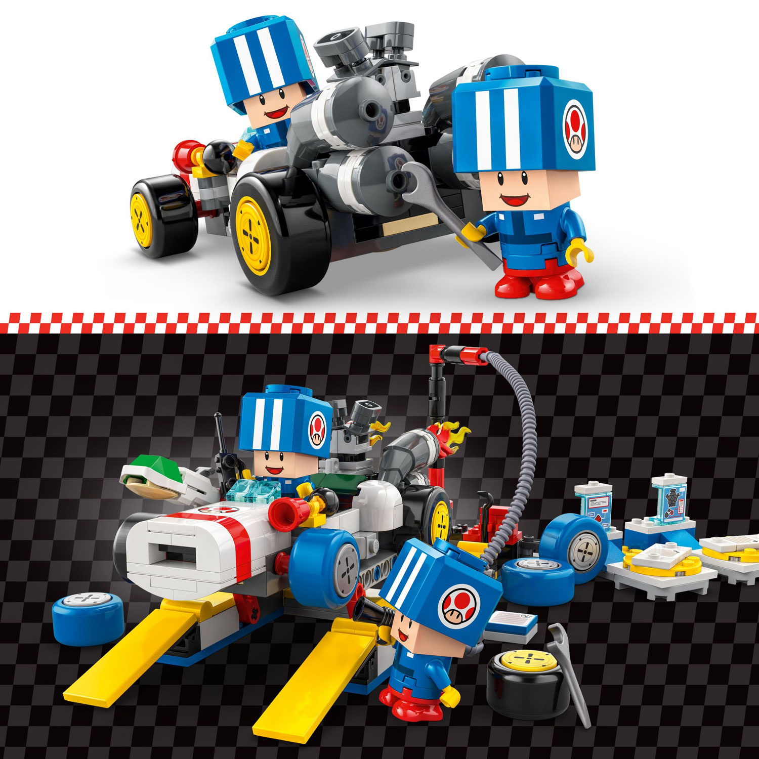 LEGO Super Mario: Mario Kart Blue Toad - 390 Pieces