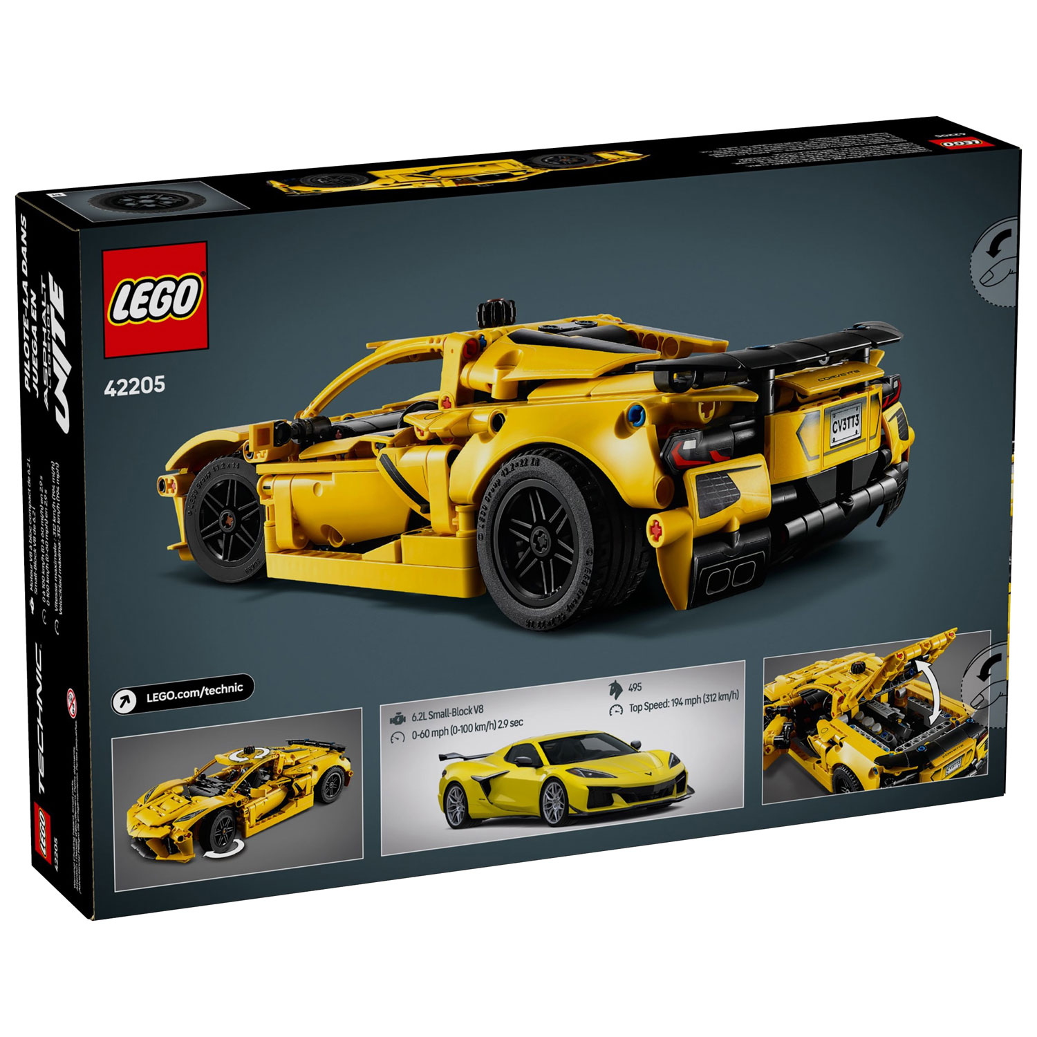 LEGO Technic : Chevrolet Corvette Stingray - 732 pièces