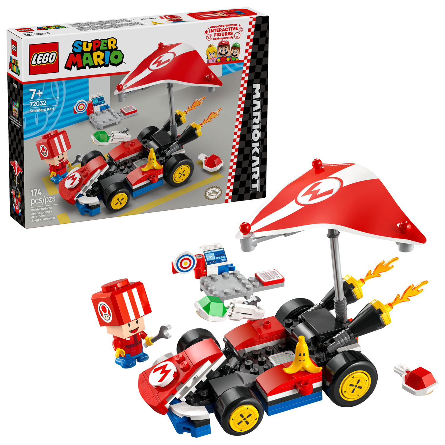 LEGO Super Mario : Toad de Mario Kart - 174 pièces