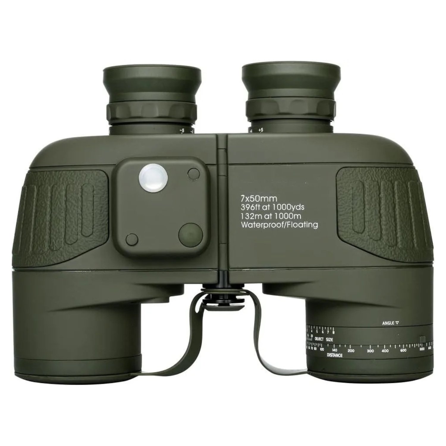 TUTT Admiral 7x50 Rugged Waterproof Binocular with Internal Rangefinder & Compass