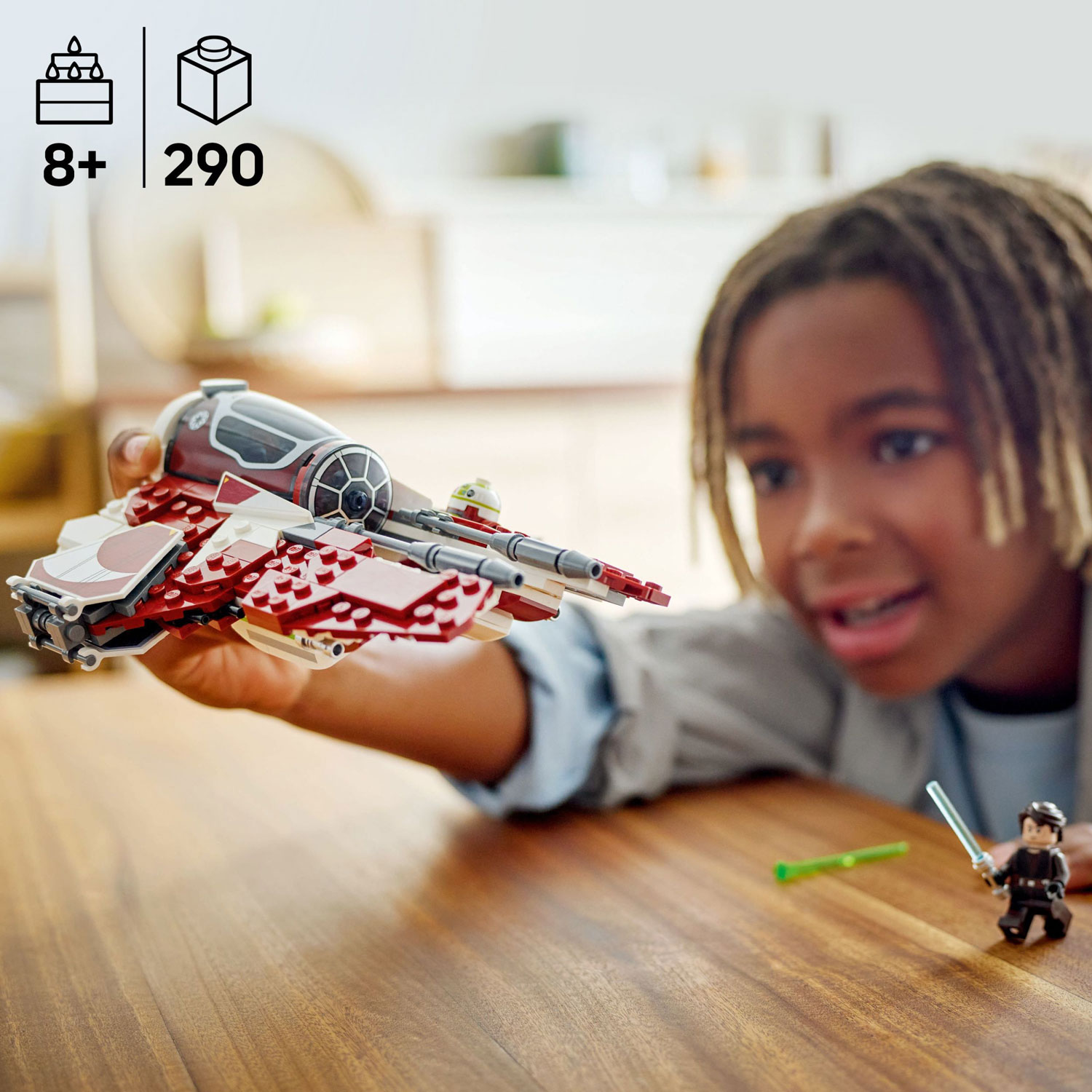 LEGO Star Wars: Ahsoka's Jedi Interceptor - 290 Pieces