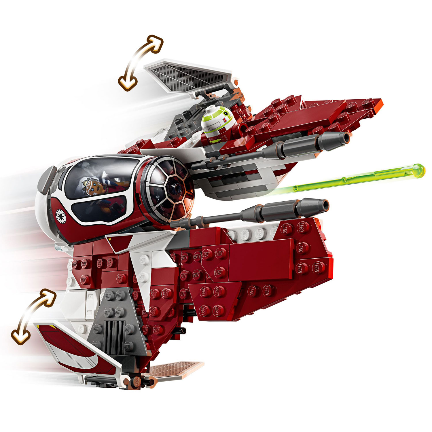LEGO Star Wars: Ahsoka's Jedi Interceptor - 290 Pieces