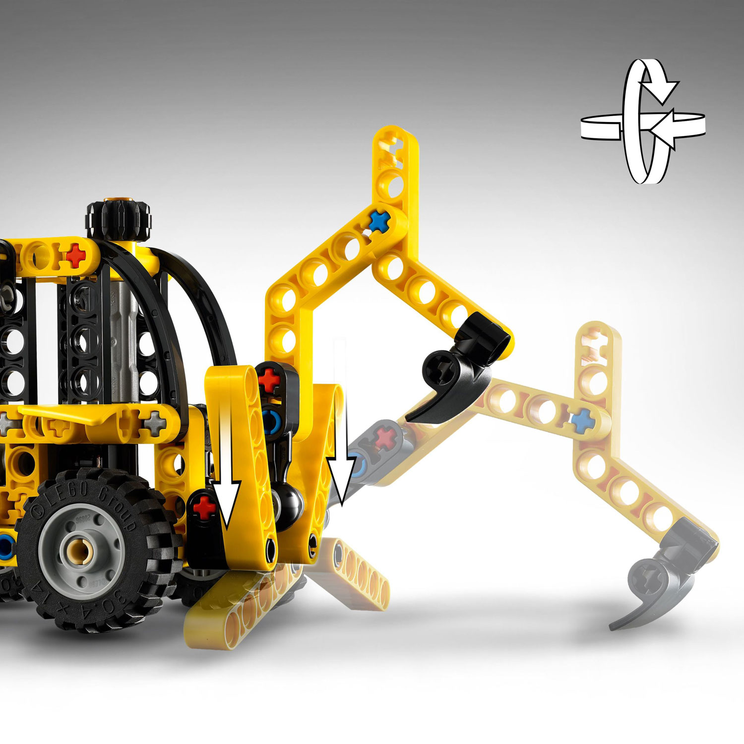 LEGO Technic : La chargeuse-pelleteuse - 104 pièces