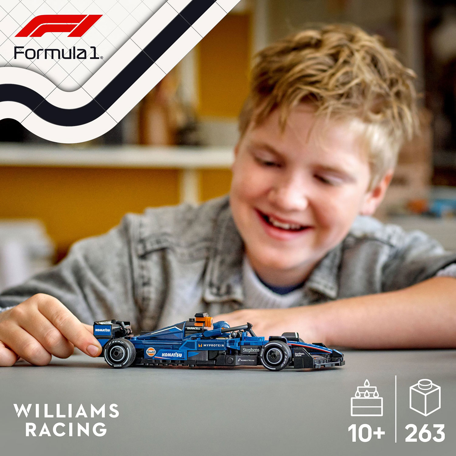 ⭐︎j-win⭐︎ LEGO Speed Champions Williams Racing FW46 F1 Race Car Toy