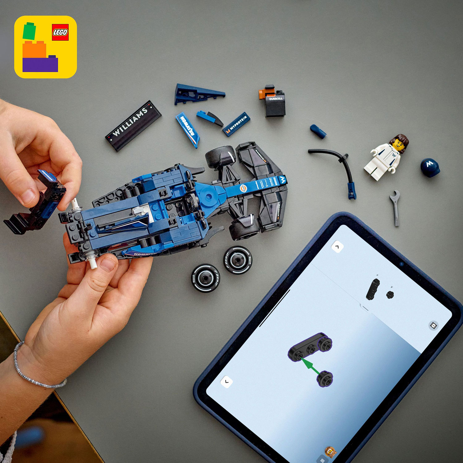 LEGO Speed Champions: Williams Racing FW46 Race Car - 263 Pieces