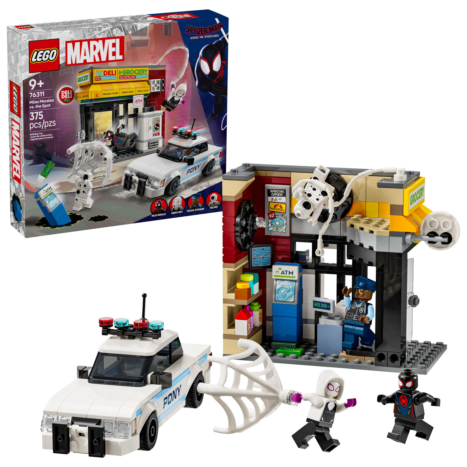 LEGO Marvel: Spider-Verse: Miles Morales vs. The Spot - 375 Pieces (76311)