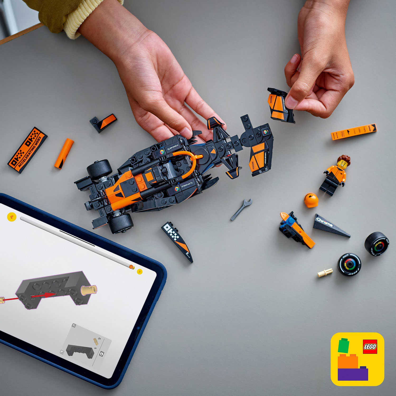 LEGO Speed Champions: McLaren F1 Team MCL38 Race Car - 269 Pieces