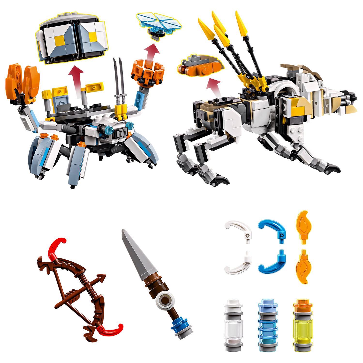 LEGO Horizon Adventures : Aloy et Varl contre Shell-Walker et Sawtooth - 768 pièces