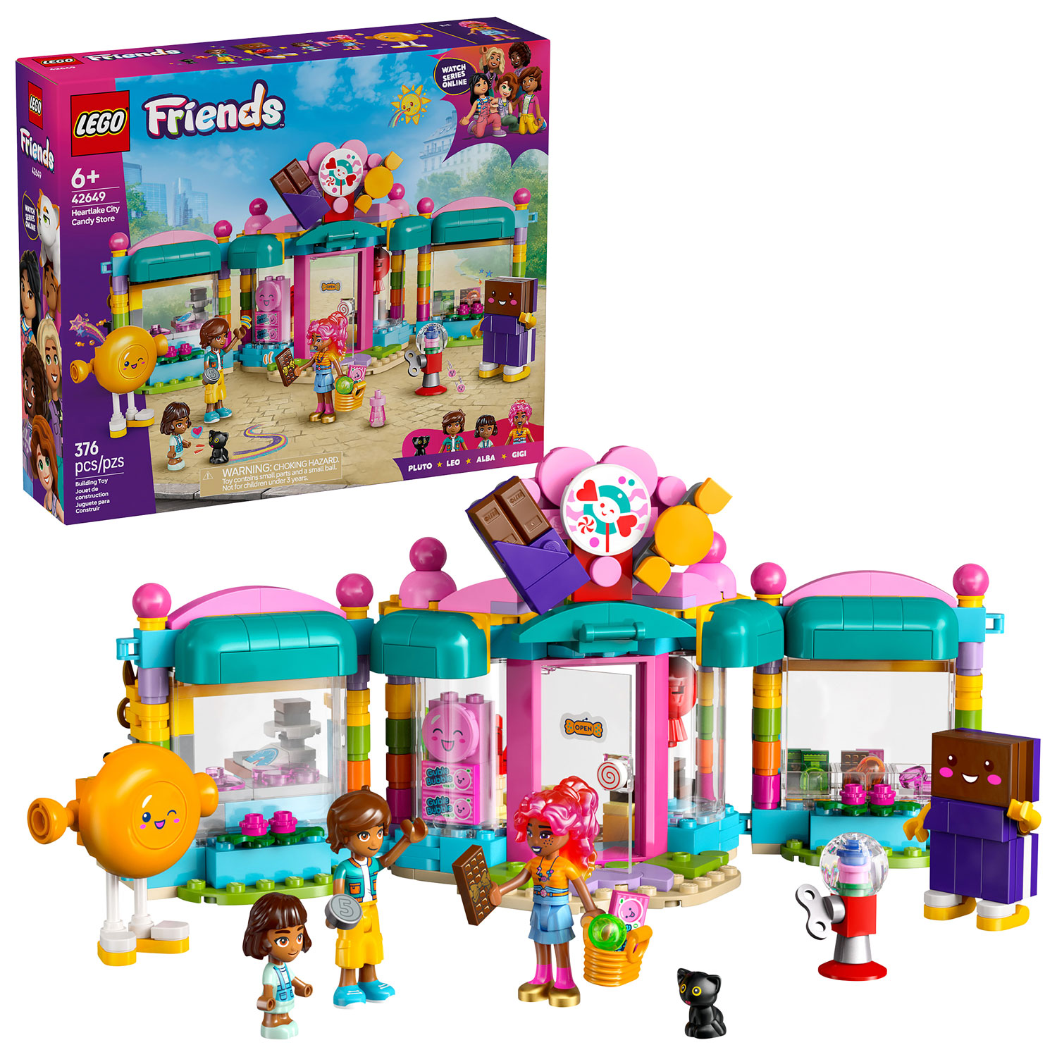 LEGO Friends: Heartlake City Candy Store - 376 Pieces
