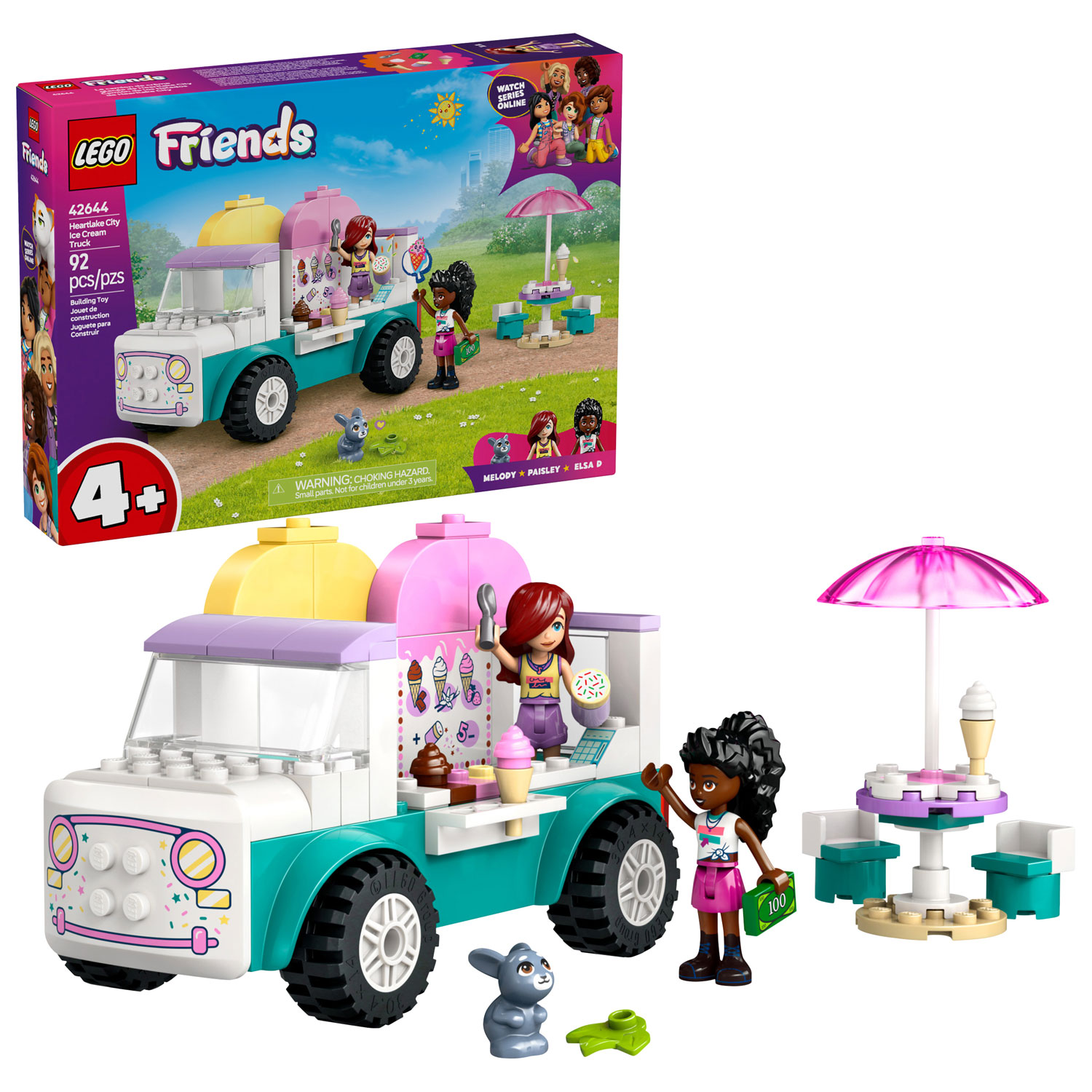 LEGO Friends: Heartlake City Ice Cream Truck - 92 Pieces (42644