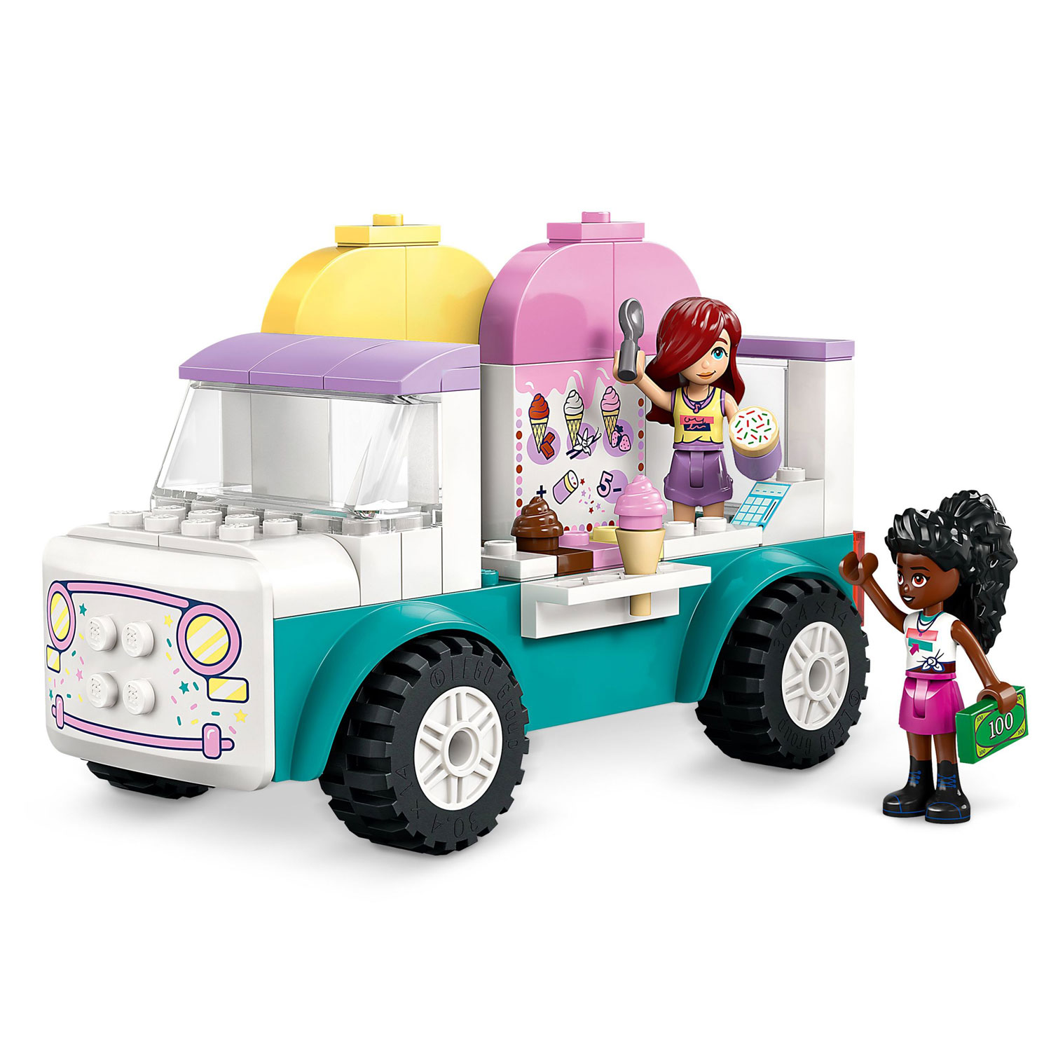 LEGO Friends : Le camion de crème glacée de Heartlake City - 92 pièces