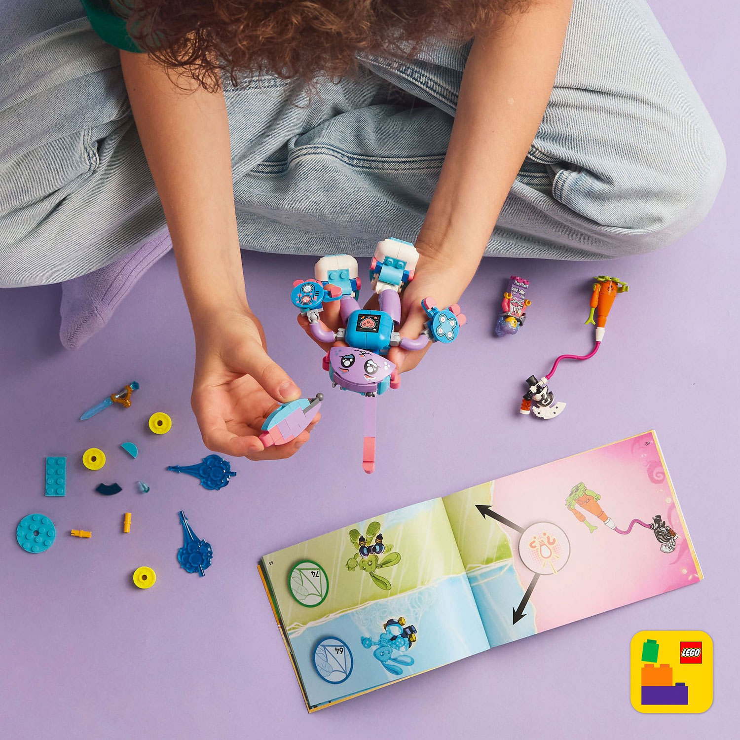 LEGO DREAMZzz : Izzie et Bunchurro le lapin joueur - 252 pièces