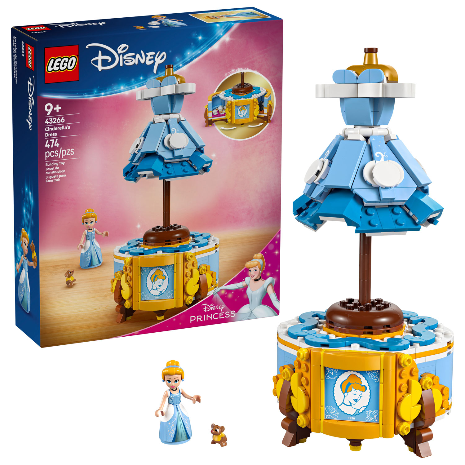 LEGO Disney: Cinderella's Dress - 474 Pieces