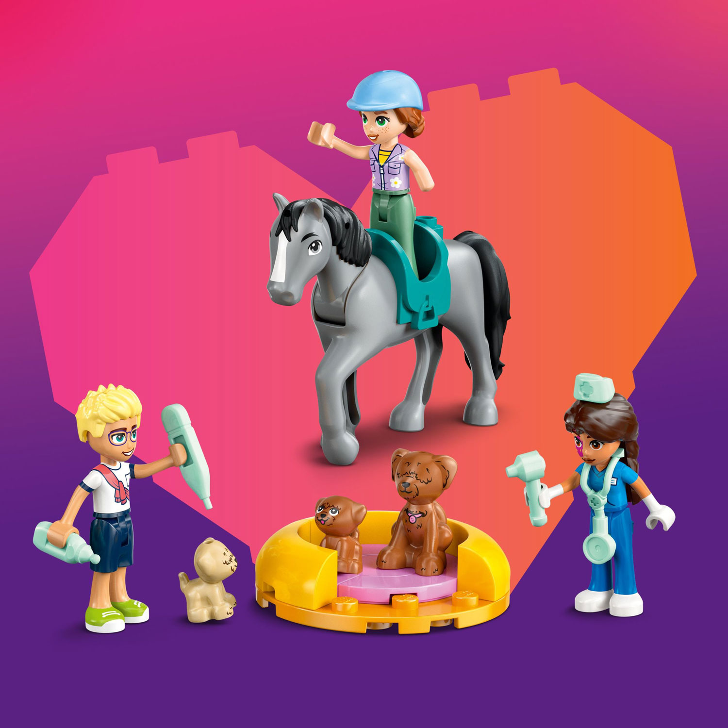 LEGO Friends : La clinique vétérinaire pour chevaux et animaux de compagnie - 428 pièces