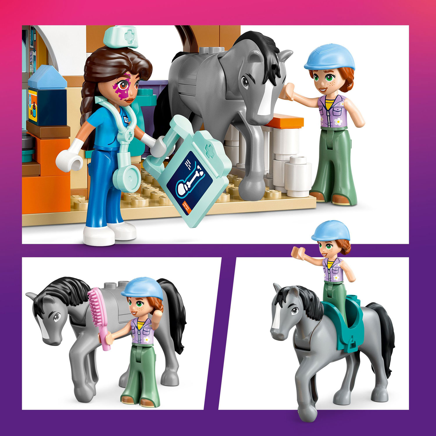 LEGO Friends : La clinique vétérinaire pour chevaux et animaux de compagnie - 428 pièces