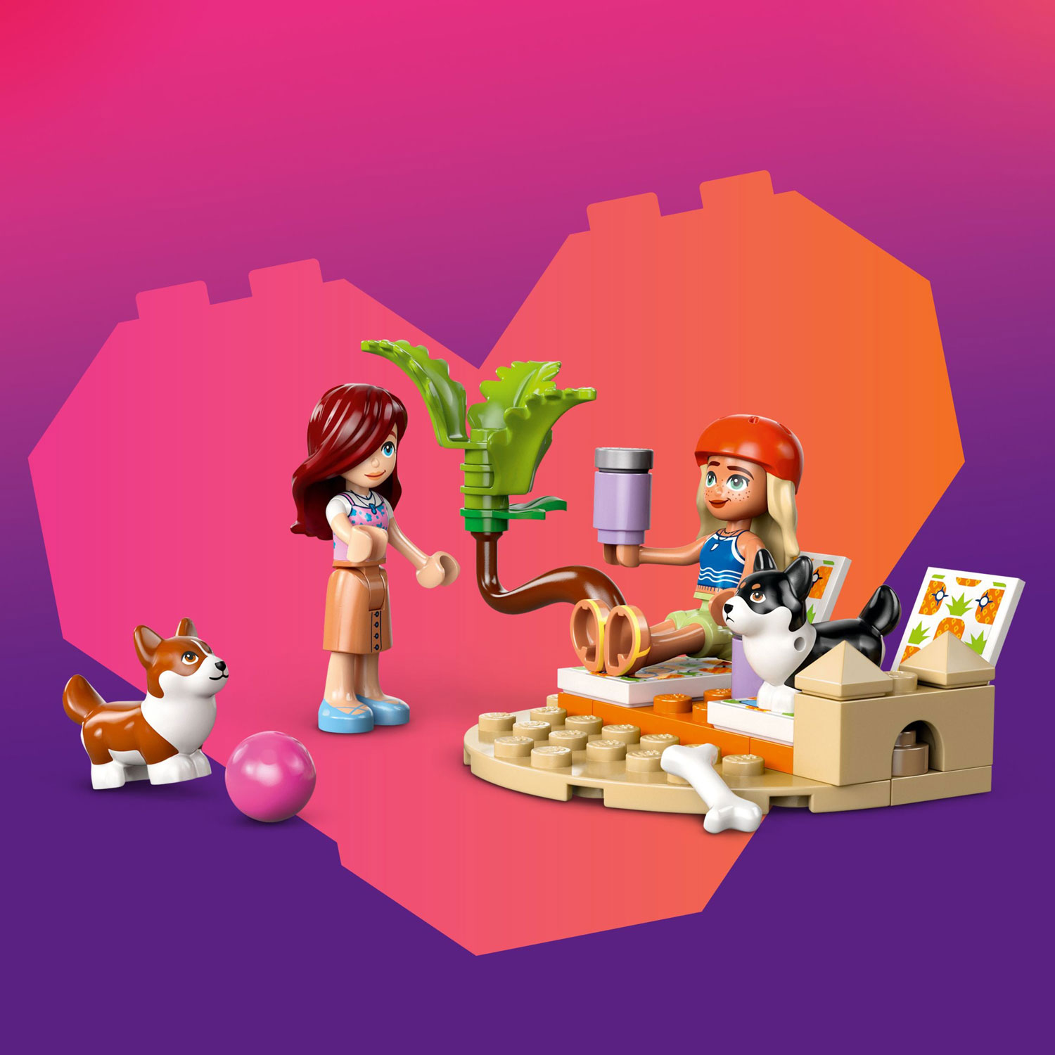 LEGO Friends: Surfing Dogs and Scooter Adventure - 113 Pieces
