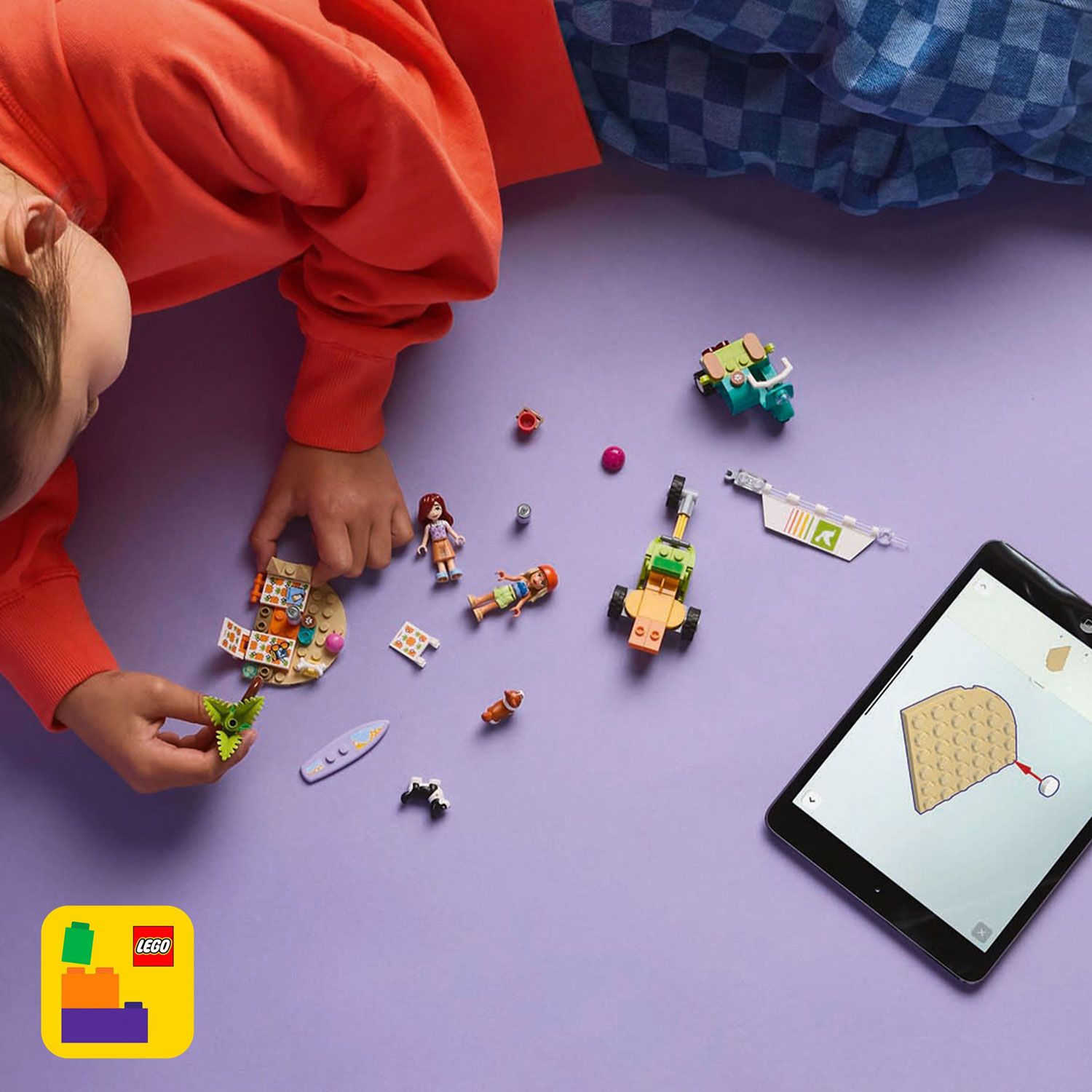 LEGO Friends: Surfing Dogs and Scooter Adventure - 113 Pieces