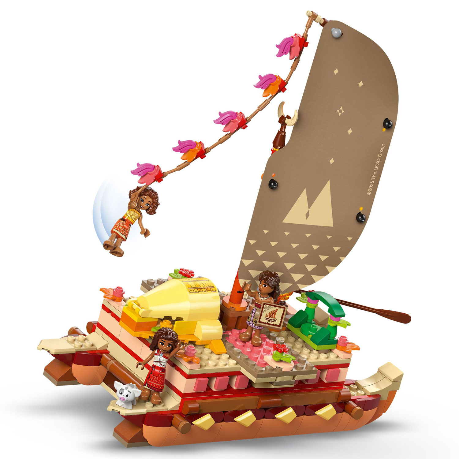 LEGO Disney: Moana's Adventure Canoe - 529 Pieces