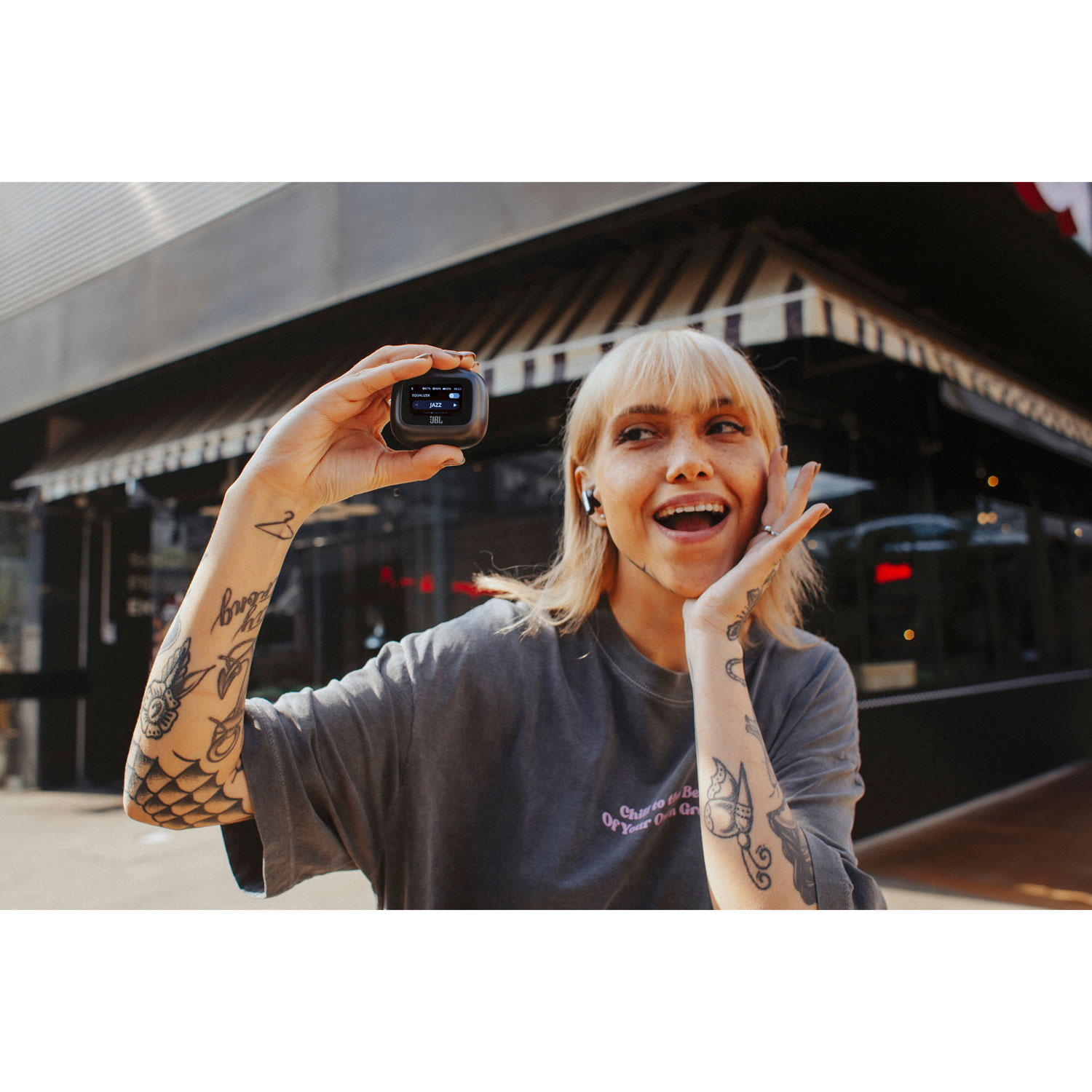 Écouteurs boutons 100 % sans fil à suppression du bruit Live Beam 3 de JBL - Noir