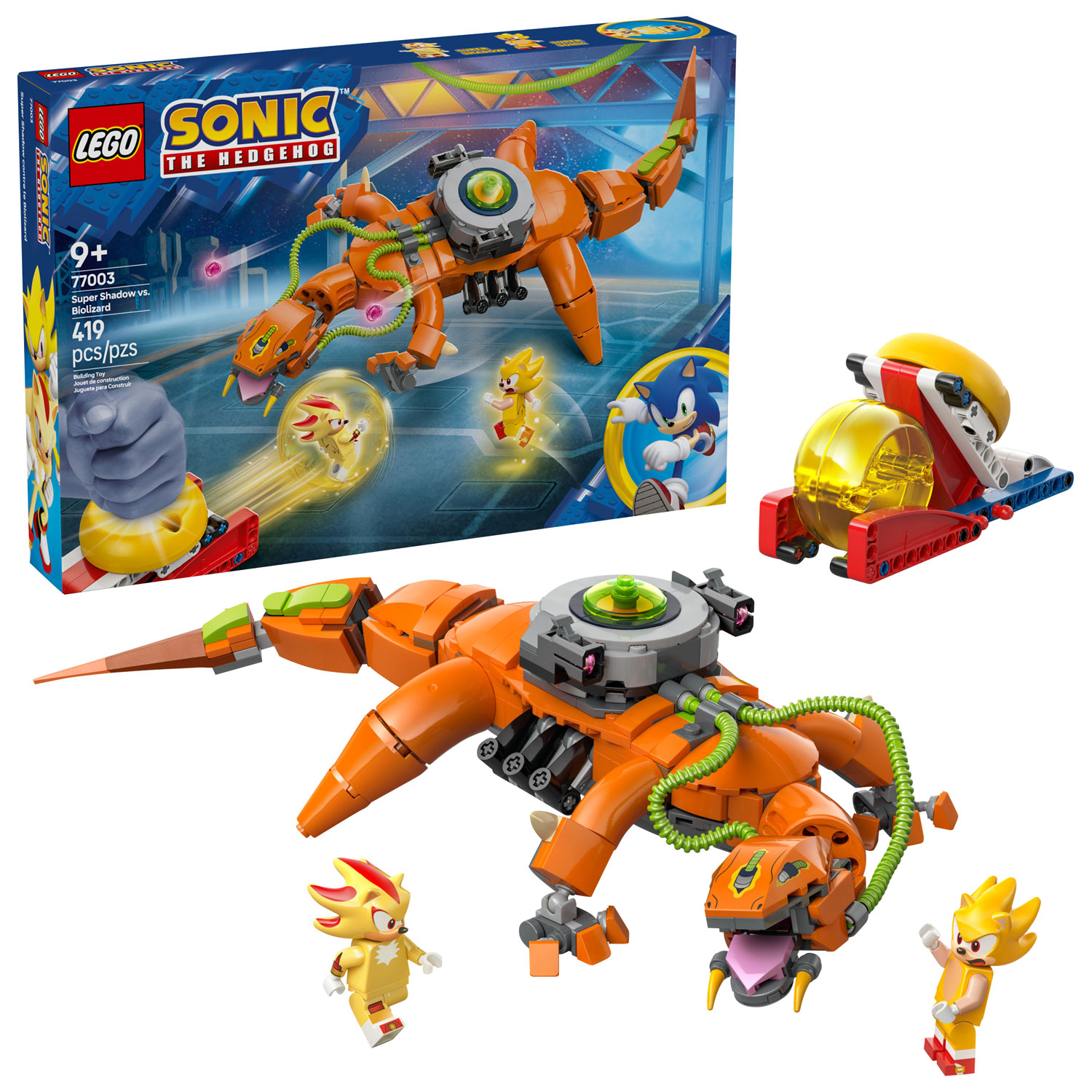 LEGO Sonic The Hedgehog : Super Shadow contre le Biolizard - 419 pièces