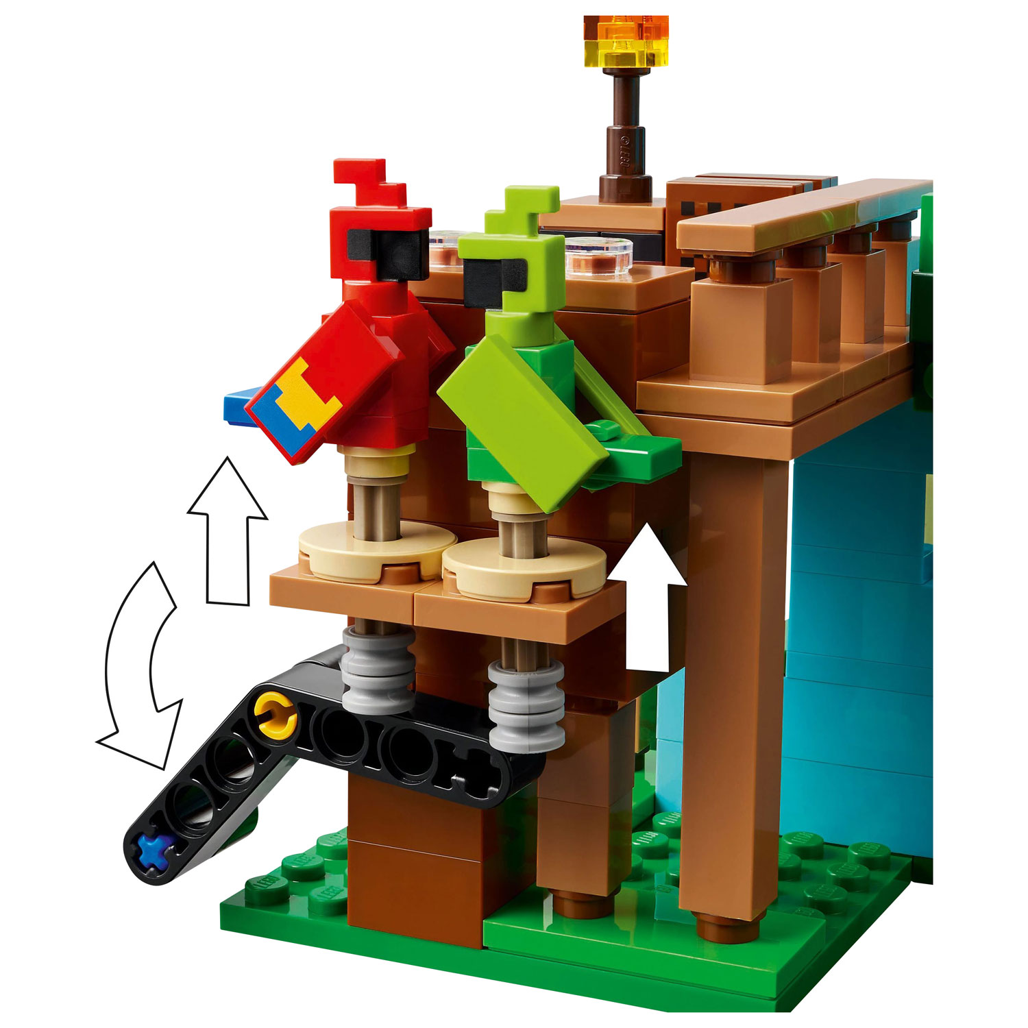 LEGO Minecraft: The Parrot Houses - 535 Pieces