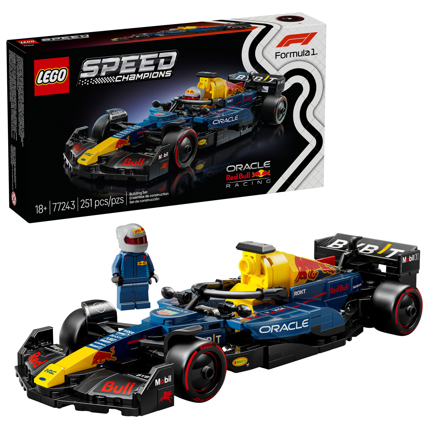 LEGO Speed Champions : Voiture de course Oracle Red Bull Racing RB20 F1 - 251 pièces