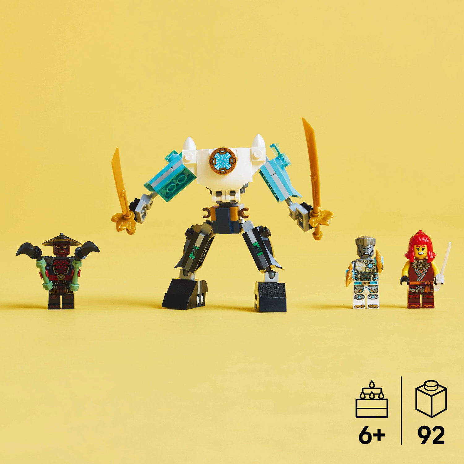 LEGO Ninjago : L'armure-robot de combat de Zane - 92 pièces