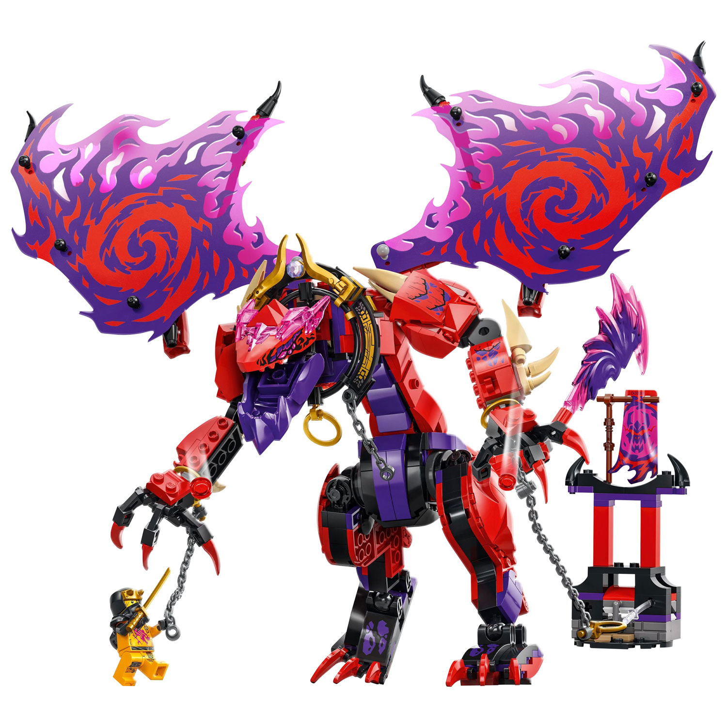 LEGO Ninjago Dragons Rising: Thunderfang Dragon of Chaos - 668 Pieces