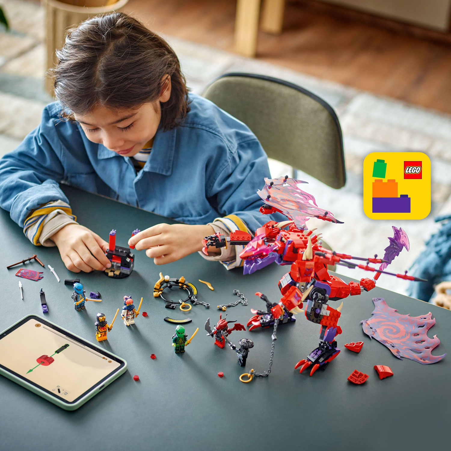 LEGO Ninjago Dragons Rising: Thunderfang Dragon of Chaos - 668 Pieces