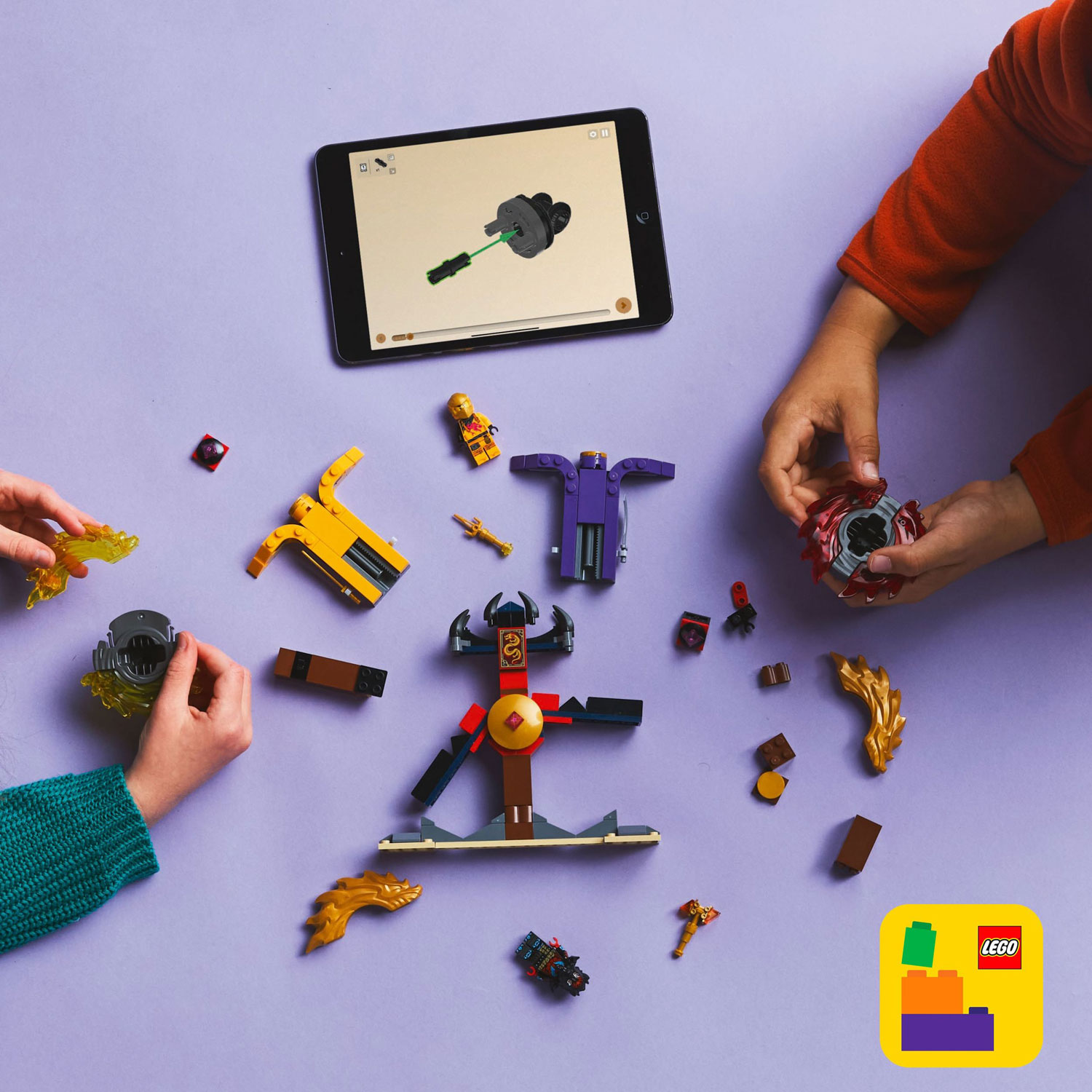 LEGO Ninjago : Ensemble de combat de Spinjitzu du dragon - 186 pièces