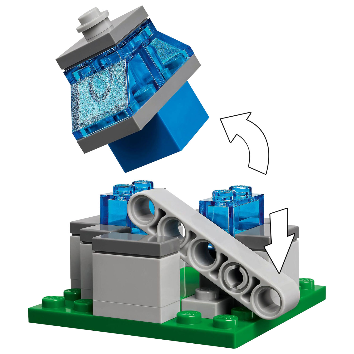 LEGO Minecraft : L'attaque du village en ballon Ghast - 555 pièces