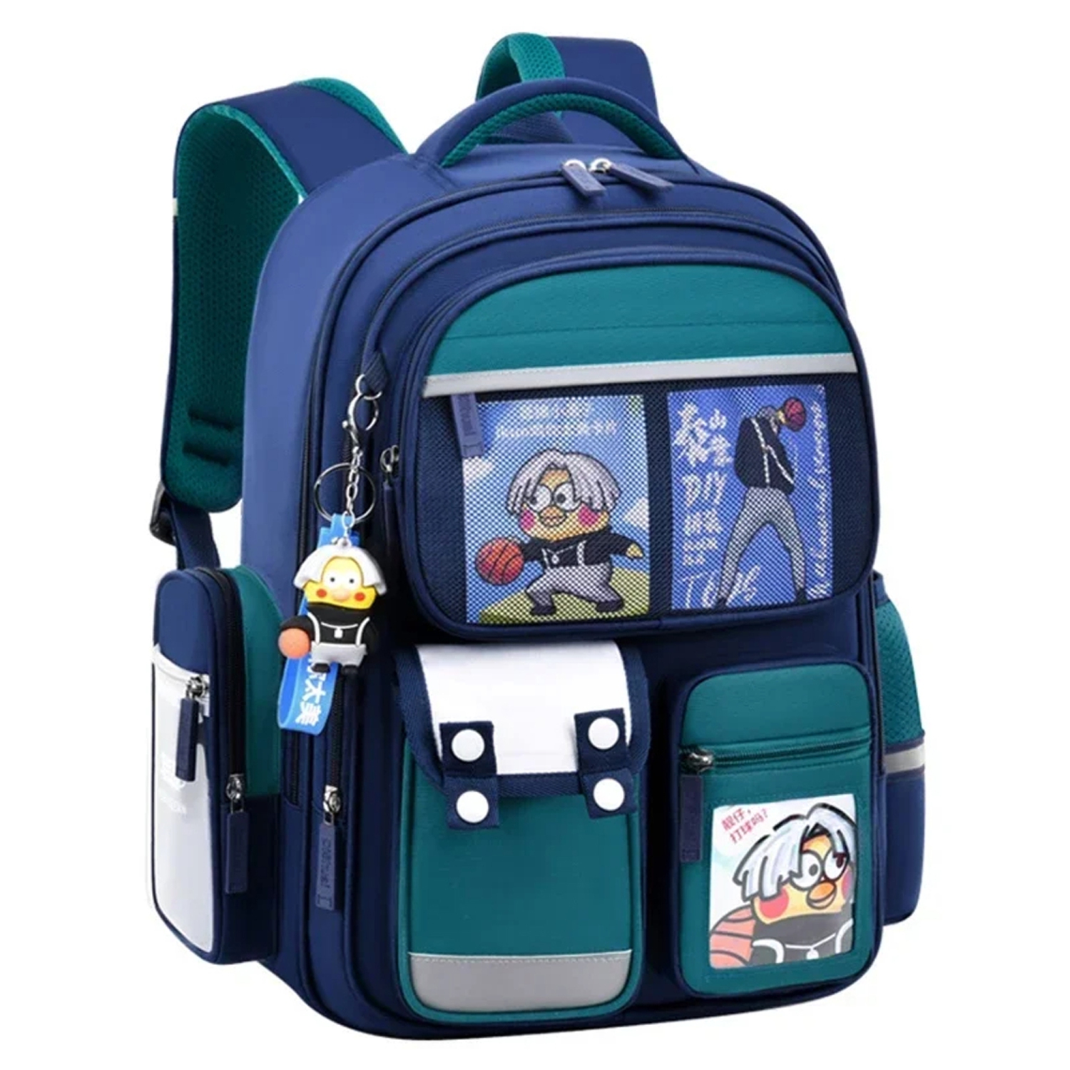 2025 Children's School Bag Boy's Backpack Primary Girl Schoolbag Student's Backpack 1-6 Grades Boys&Girls Spine Relief Backpack - Purple
