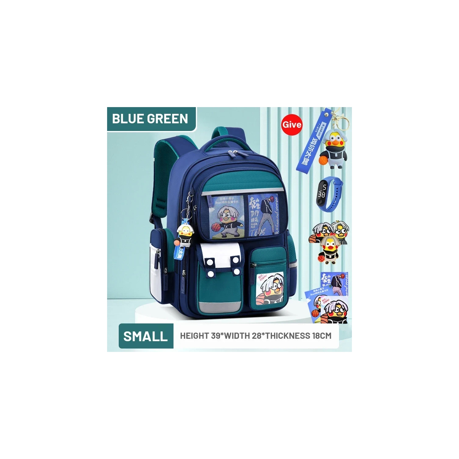 2025 Children's School Bag Boy's Backpack Primary Girl Schoolbag Student's Backpack 1-6 Grades Boys&Girls Spine Relief Backpack - Purple