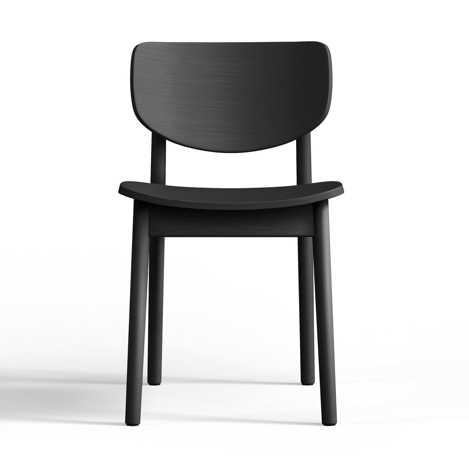 Valencia – Chaise de salle à manger en bois Simone, noir