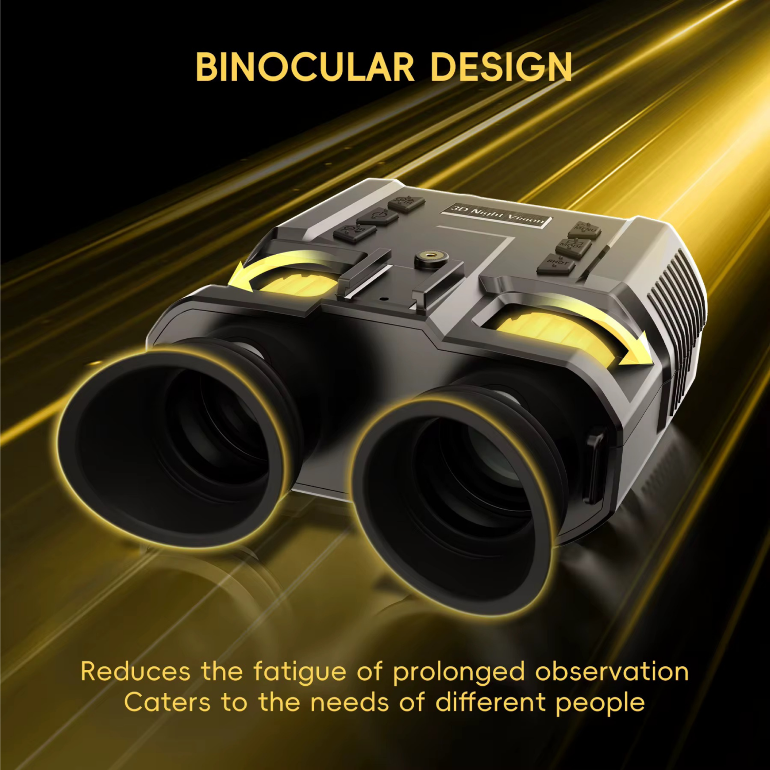 Lunettes de vision nocturne TUTT FHD 4K NV8000 | Montées sur casque | Zoom numérique 8x | Jumelles à vision nocturne infrarouge avec visionnement 3D