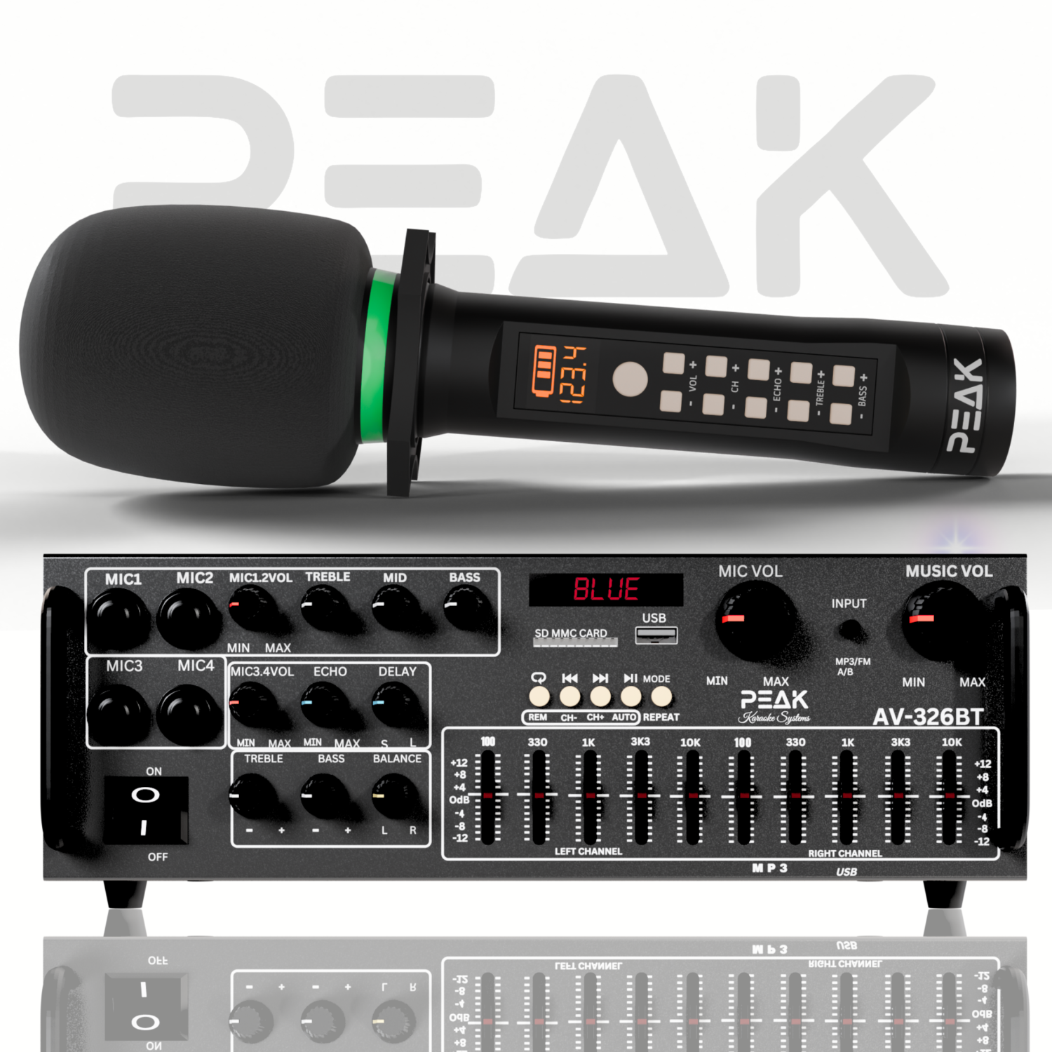 Système de karaoké ELITE PREMIUM STAGE II DE PEAK - 2000&nbsp;W