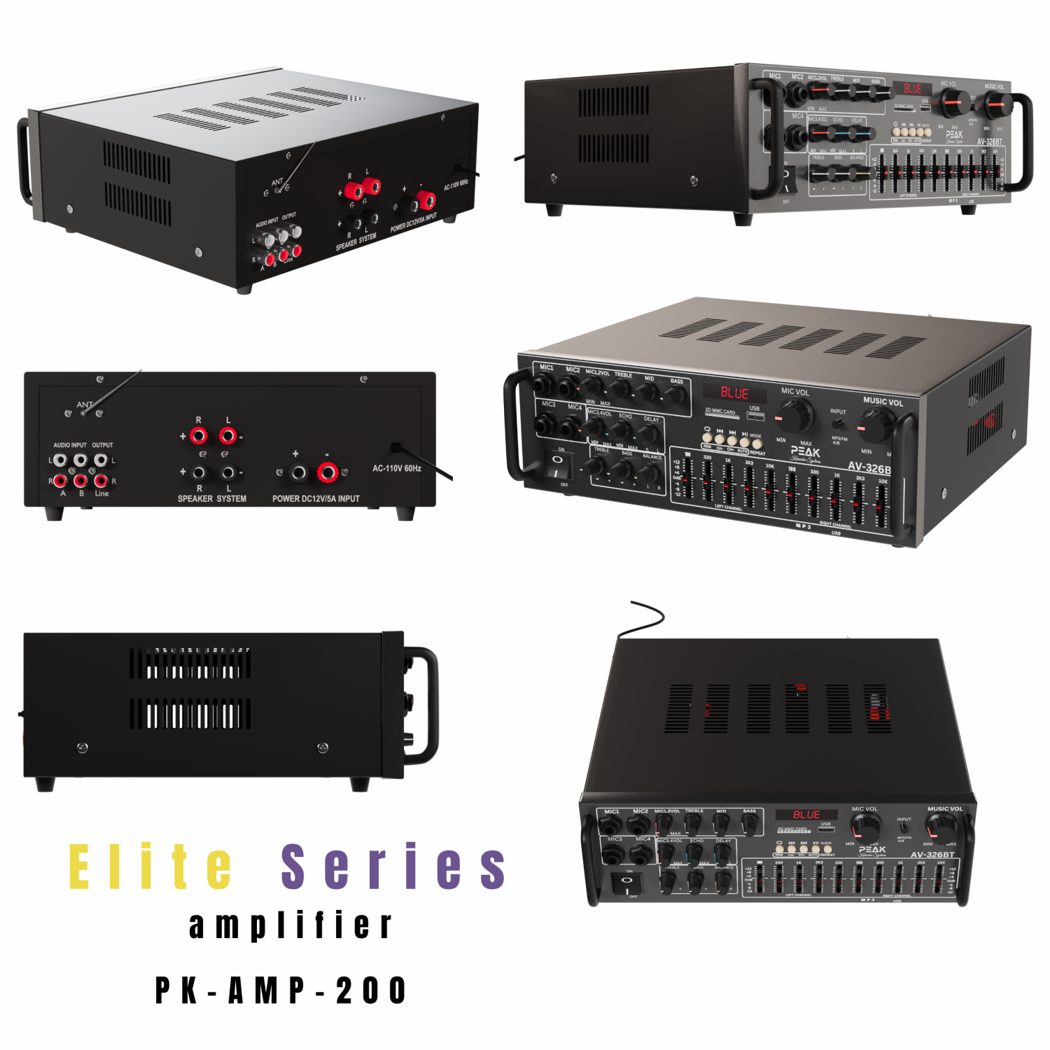 Système de karaoké ELITE PREMIUM STAGE II DE PEAK - 2000&nbsp;W